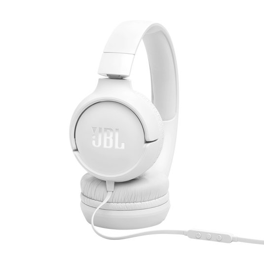 JBL Tune 520C USB-C - White - Hi-Res wired on-ear headphones - Detailshot 2 image number null